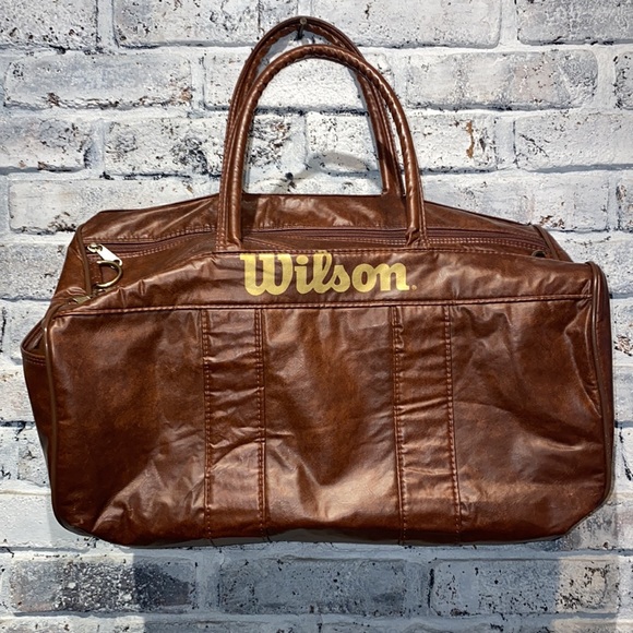 Vintage Other - 80s Wilson Gym Duffle Tennis Bag